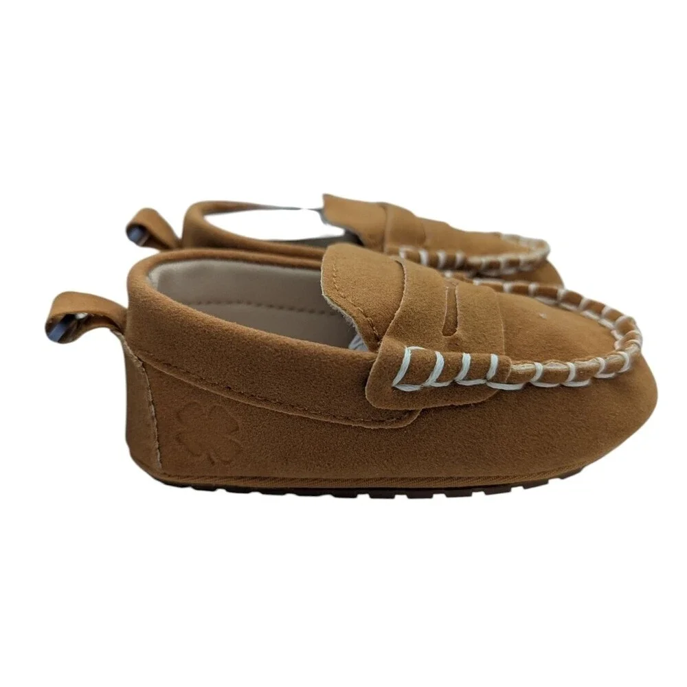 NWT Lucky Brand Baby Size 3 (6-9 months) Tan Shoes/Loafers/Slippers/Moccasins